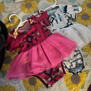 Size 0-3 tribal print onesie